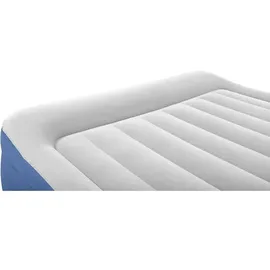 BESTWAY Tritech Queen Reinforced Doppel-luftbett Mit Eingebauter Pumpe - Grey - 203 x 152 x 56 cm
