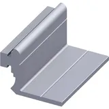 Alfer Anschlag 23,5 X 50 Mm Aluminium Für Säulenprofil Nutprofil