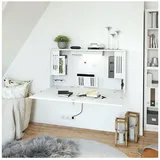 Hammerbacher Wandschreibtisch VWO12 Weiß