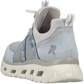 Rieker Damen Slip-On Sneaker Beige/Blau 37