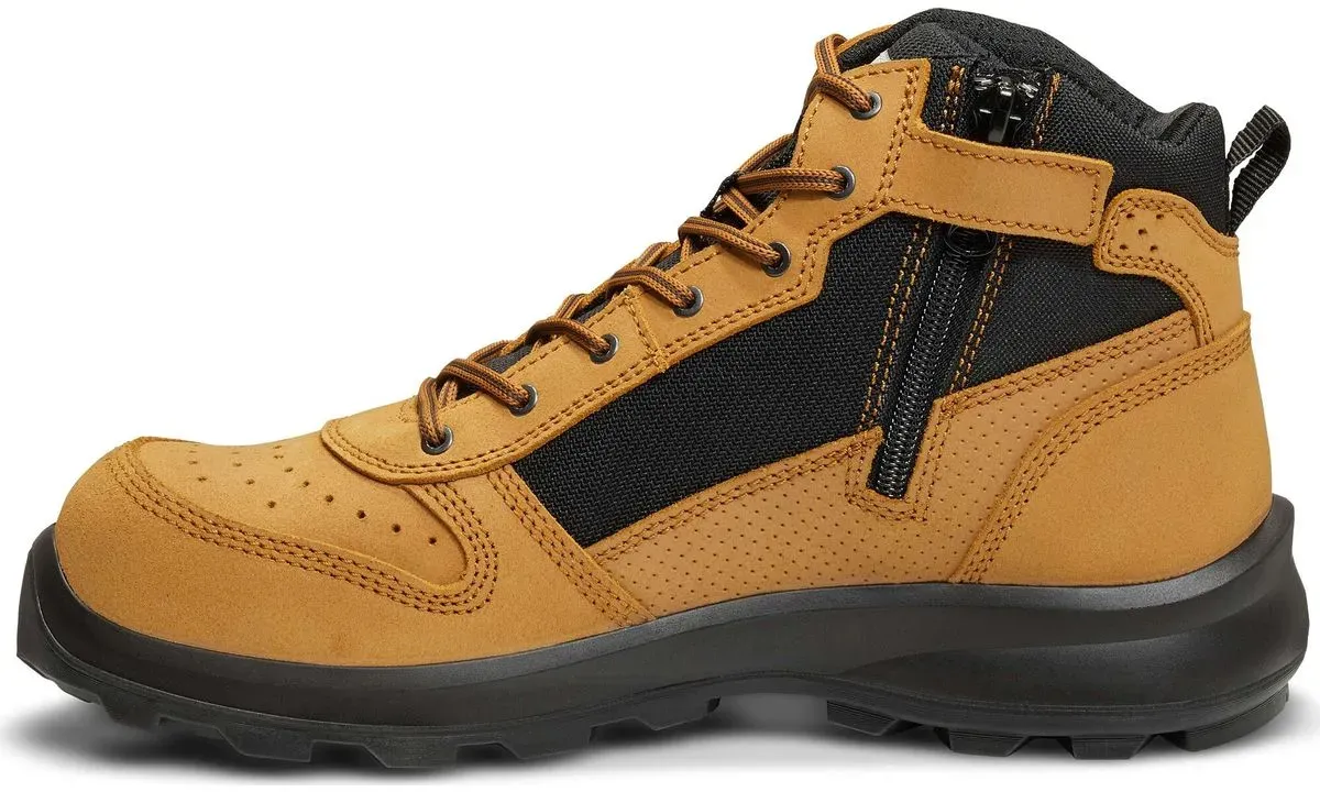 Carhartt Michigan Rugged Flex S1P Midcut Zip Safety Boot wheat (296) 40