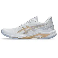 Asics Netburner Ballistic FF 4 Damen Volleyballschuhe WHITE/CHAMPAGNE, 40