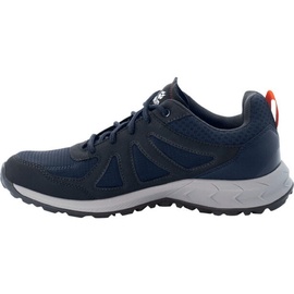 Jack Wolfskin Woodland 2 Texapore Low Herren dark blue/red 40,5