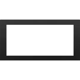 borchardt Möbel Spiegel BORCHARDT MÖBEL "Finn", schwarz (schwarz struktur), B:89cm H:45cm, Glas, Spiegel, mit Rahmen