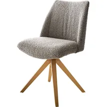 DeLife Elso-Flex Bouclé Silbergrau