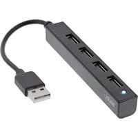 InLine InLine® USB 2.0 4-Port Hub, USB-A Stecker auf