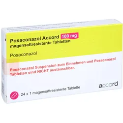 POSACONAZOL Accord 100 mg magensaftres.Tabletten 24 St