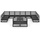 vidaXL 13-tlg. Garten-Lounge-Set Massivholz Kiefer