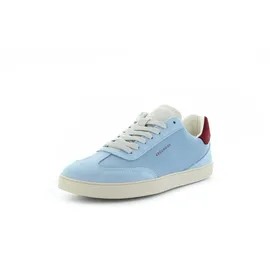 Groundies Panama (Zero Drop, breite Zehenbox) hellblau/bordeauxrot Damen