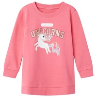 name it - Sweatshirt Nmfveronika Unicorns In Camellia Rose  Gr.110, 110