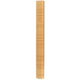 vidaXL Balkonverkleidung 100 x 90 cm Hellbraun Rattan