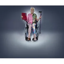 Invacare Action 2 NG Rollstuhl mit Trommelbremse silbergrau 38 cm