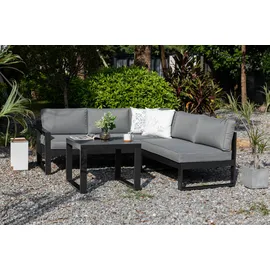 Primaster Gartenmöbel-Set Limoncello Aluminium mit verstellbarem Kopfteil