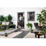 Hecht Lamellenvorhang Polyester 100x220 cm anthrazit