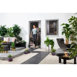 Hecht Lamellenvorhang Polyester 100x220 cm anthrazit