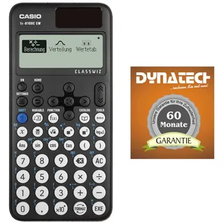 Casio FX-810 DE CW und Garantieverlängerung auf 60 Monate