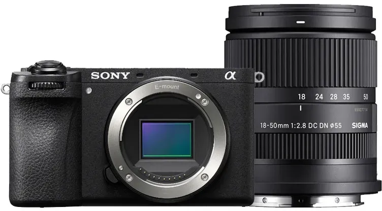 Sony A6700 Body + Sigma 18-50mm F/2.8 DC DN Contemporary Sony E | ✔️ + 160 € gratis Geschenkbox