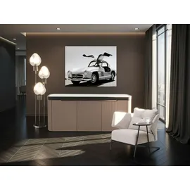 Kare DESIGN Glasbild 50 x 40 cm Automotive Beauty Glas Grau