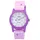 Q&Q VR99J006Y 10 Kunststoffgehäuse Rosa Silikonarmband Weiß