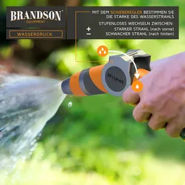Brandson Gartenbrause 0,2 m orange