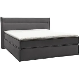 Musterring Boxspringbett MUSTERRING "JustB SC100", grau, B:200cm L:215cm, Komplettbetten, Boxspringbett, schwebende Optik, inklusive Topper, verschiedene Farben, 180 x 200 cm
