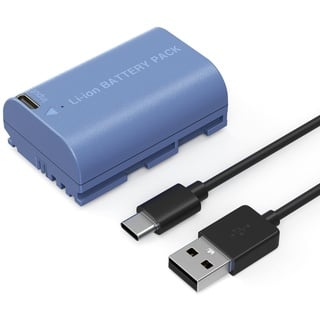 SMALLRIG LP-E6NH LP E6NH 2400mAh Battery Akku für Canon R5/R6/R7 Kamera, Kamera-Akku mit USB-C 2,5 Stunden Schnellladung für Canon R, R5C, 5D II/III/IV, 6D, 6D II, 7D, 7D II, 60D, 60Da, 70D, 80D -4264