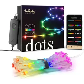 Twinkly Dots mit 200 LED, WLAN, IP44 Lichterketten RGB