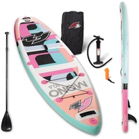 F2 Inflatable SUP-Board F2 "F2 Mono Women" Wassersportboards Gr. 10,5 320 cm, rosa Stand Up Paddle