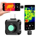 Vevor Wärmebildkamera für Android, 320x240 Super IR 160x120 IR-Auflösung Thermobildkamera für Smartphone Tablet mit USB-C Anschluss, 25Hz Infrarotkamera mit 15 Farbpaletten für -20°C-550°C Inspektion