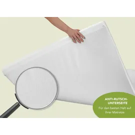 tb furniture Duo Matratzentopper H2/H3 180 x 200 cm weiß