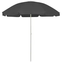 VidaXL Strandschirm Ø 240 cm anthrazit