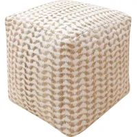 House Nordic Pouf Vapi Stoff Beige