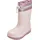 Gummistiefel gefüttert mit Zugband Rosa 34