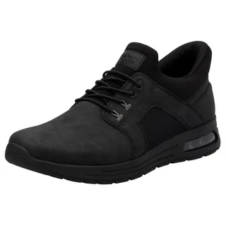 Rieker Slip-On Sneaker, Freizeitschuh, Halbschuh, Schlupfschuh mit gepolstertem Schaftrand, Gr. 41, schwarz, , 16711559-41