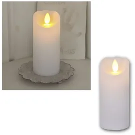 Star Trading Glow LED Kerze 12,5 cm gelb