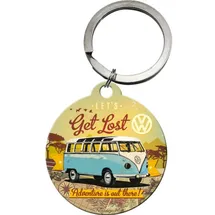 Nostalgic Art Nostalgic-Art Schlüsselanhänger VW Bulli, Edelstahl, silber / schwarz