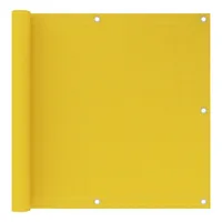 vidaXL Balkon-Sichtschutz Gelb 90x600 cm HDPE
