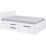 Interlink Inter Link Bett Efetivo 180 x 200 cm Holz Weiß