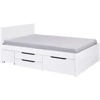 Interlink Inter Link Bett Efetivo 180 x 200 cm Holz Weiß