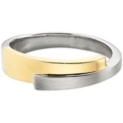 Fingerring BRUNO BANANI "Schmuck Geschenk Silber 925 Damenring" Gr. 59, gold (silberfarben, gelbgoldfarben), Fingerringe, Damen, 59, Silber 925 (Sterlingsilber), 2,5mm