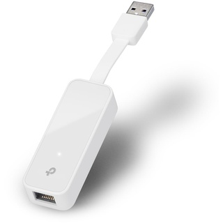 TP-Link UE300 USB auf Ethernet Adapter, USB 3.0 zu RJ45 1000Mbps Ethernet LAN Netzwerkadapter, Plug-and-Play in Windows 11/10, Mac OS und Linux OS, Faltbares und tragbares Design