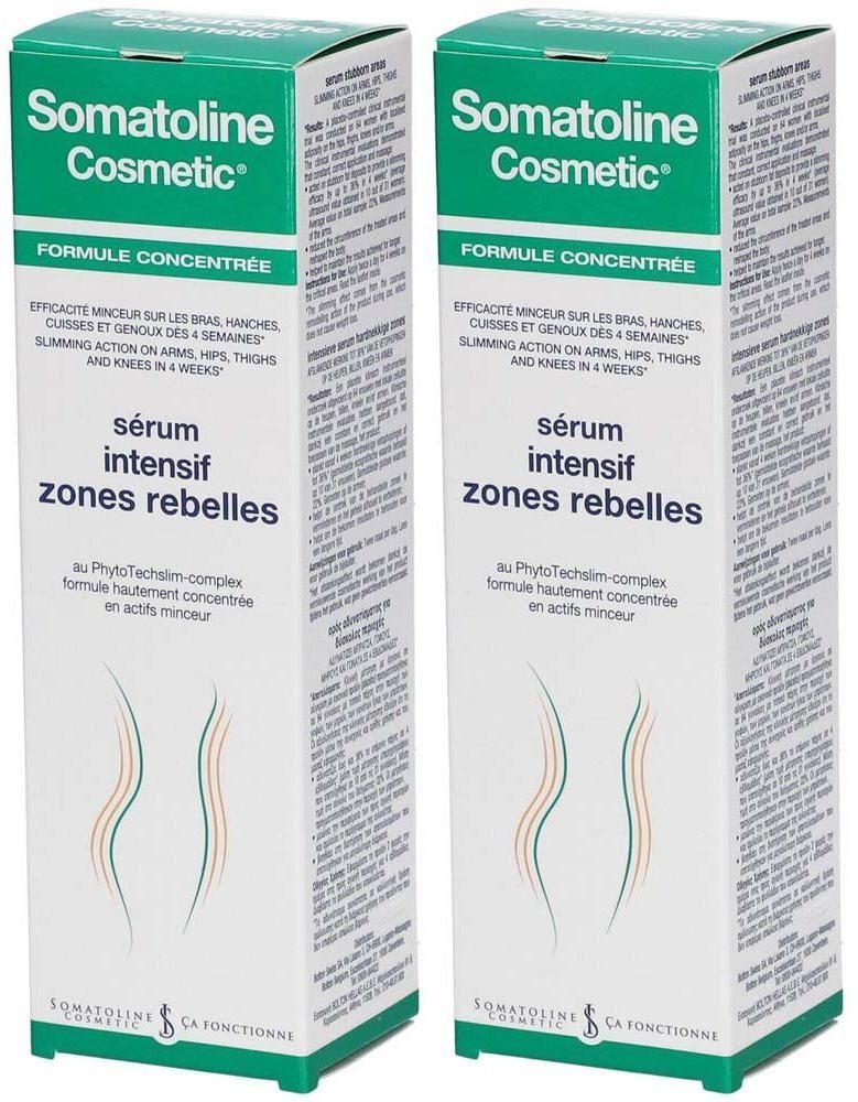 Somatoline Cosmetic® traitement intensif zones rebelles 2x100 ml crème