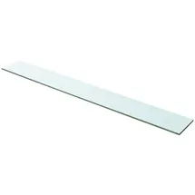 vidaXL Wandregal 100 x 12 x 0,8 cm Transparent