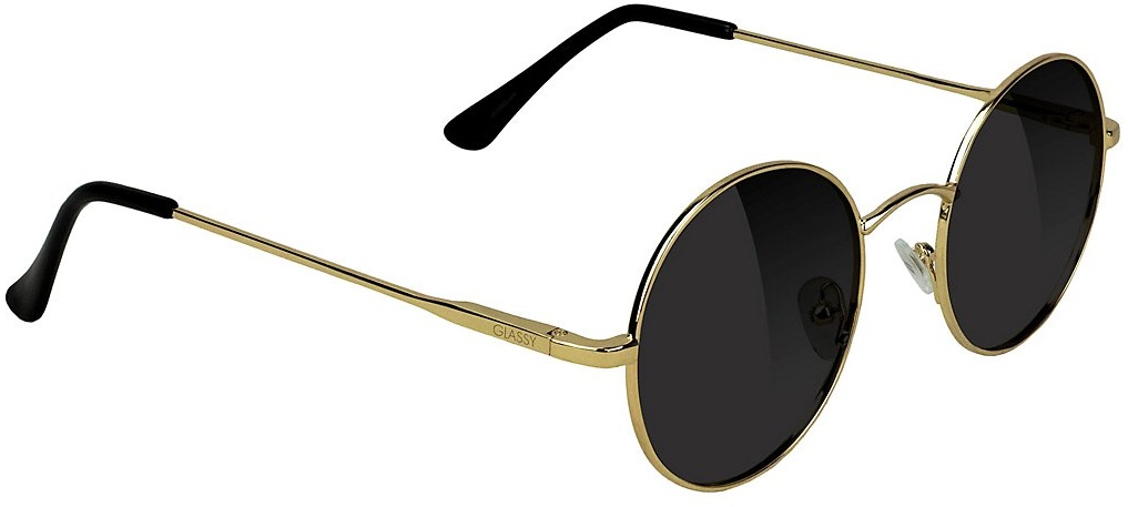 Glassy Mayfair Premium Polarized Gold Sonnenbrille black polarized Gr. Uni