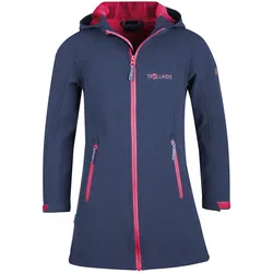 Kinder Mantel Parka Lillesand Wasserabweisend Marineblau / Magenta Gr. 110 - 5 Jahre