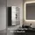 Karat Medizinschrank Allen Abschließbarer Arzneischrank mit Glastür Silber 60 x 30 cm 4 Fächer