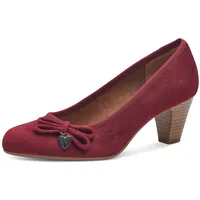 S.Oliver Damen Pumps mit Schleife mit Herzdetail, Rot (Bordeaux), 41 EU