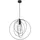 GLOBO Sarini 1-flg. 42 cm rund schwarz Metall
