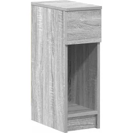 vidaXL Nachttische mit Schublade 2 Stk. Grau Sonoma 20x36x60 cm