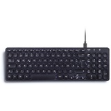 Perixx PERIBOARD-615 Ultra-Slim 3-in-1 Multi-Device Keyboard, schwarz, USB/Bluetooth, DE